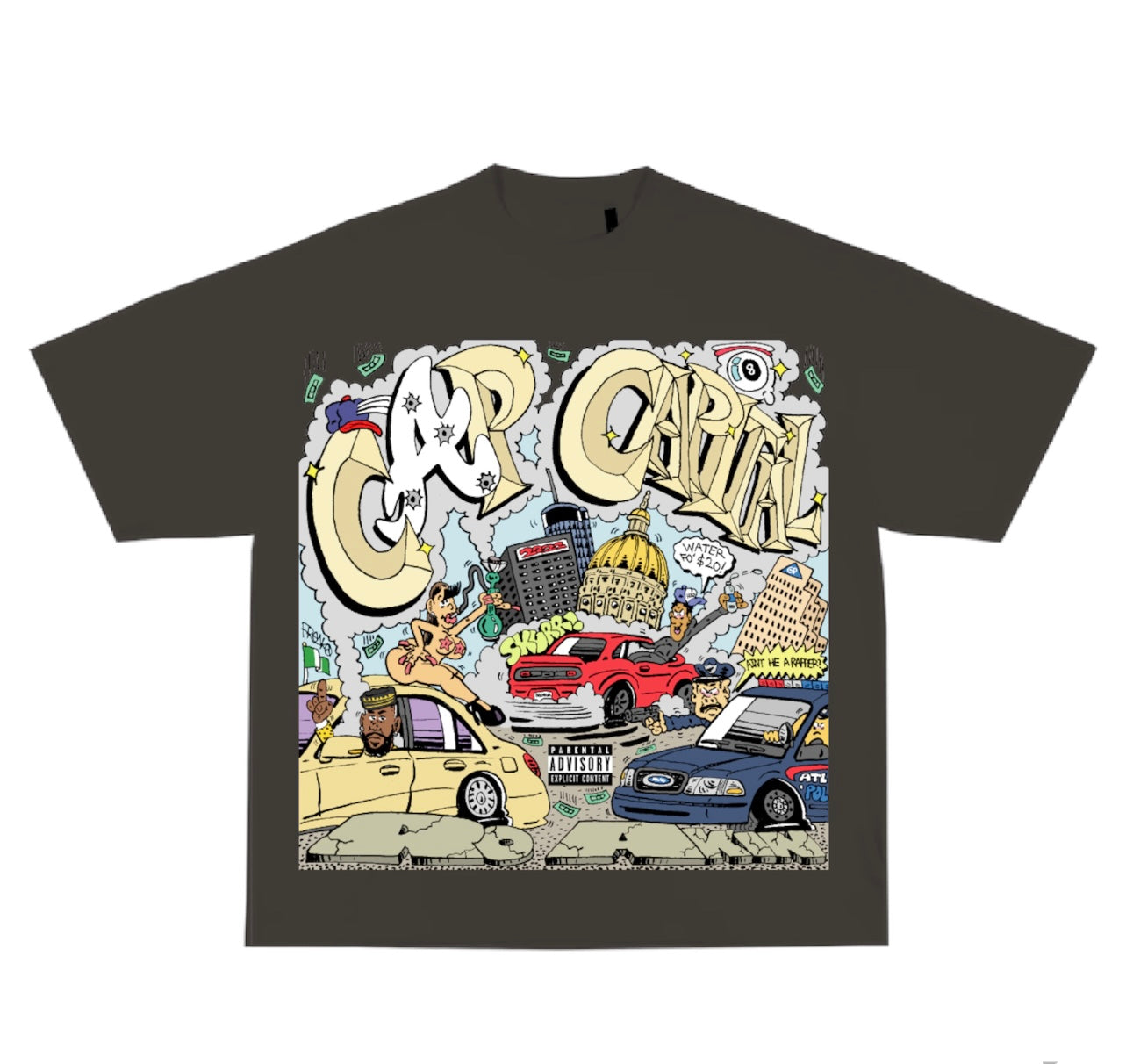 Cap Capital smoke gray FRKO tee Unisex