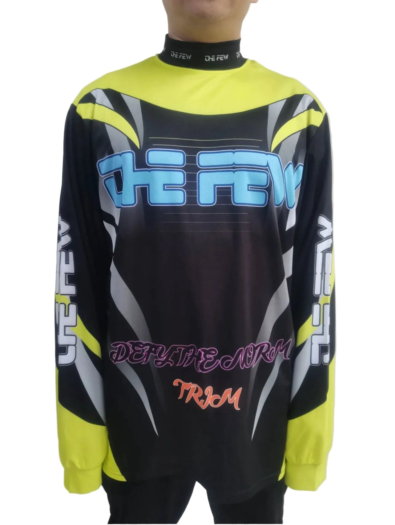 Unisex The Few baggy racer shirt w/ turtleneck